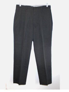 Gray Men's Pants 34 x 29 NWT Haggar McKinney Black Label Wrinkle Free